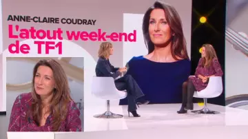 The printed dress from Anne-Claire Coudray in The tube of the 21/10/2017