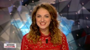 The lace dress guipure star Camille Lavabre in the weather of The info of the true of the 03/10/2017