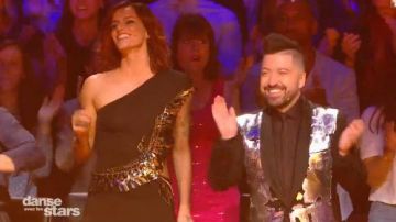 The dress with embroidery bird of Fauve Hautot in Dancing with the stars of the 14/10/2017 #DALS