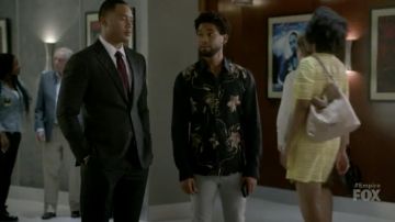 Camisa floral Dries Van Noten de Jamal Lyon (Jussie Smollett) en Empire S04E04