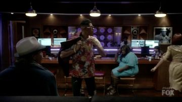 La camiseta Flower Comme des Garçons de Hakeem Lyon (Bryshere Y. Gray) en Empire S04E04