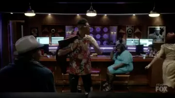 Le t-shirt à fleurs Comme des Garçons de Hakeem Lyon (Bryshere Y. Gray) dans Empire S04E04
