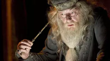 La varita mágica de Albus Dumbledore (Michael Gambon) en Harry Potter y el misterio del príncipe