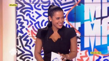 La robe noire de Ayem dans Le mad mag du 20/10/2017