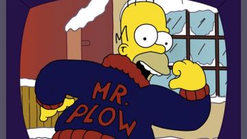 Chaqueta Mr. Plow de Homer Simpson en Los Simpson S04E09