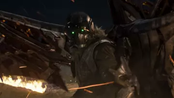 Le masque d'Adrian Toomes / Le Vautour (Michael Keaton) dans Spider-Man : Homecoming