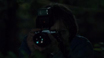 Pentax K1000 Camera used by Jonathan Byers (Charlie Heaton) as seen in Stranger Things S01E08
