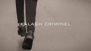 Zapatillas Nike Air Max 95 negras en el clip Euphoria de Kalash Criminal