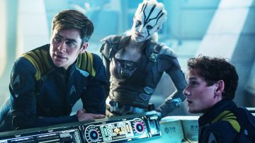 Blue Jacket worn by Captain James T. Kirk (Chris Pine) as seen in Star Trek Beyond