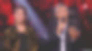 La veste bomber imprimée The Kooples de Chilla dans Taratata fête ses 25 ans du 28/10/2017 #Tarata25