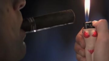 Max Cady's (Robert De Niro) Bikini Lighter in Nerves Alive