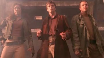 Suede Coat worn by Captain Malcolm Reynolds (Nathan Fillion) as seen in Firefly (Season 1 Episode 2)