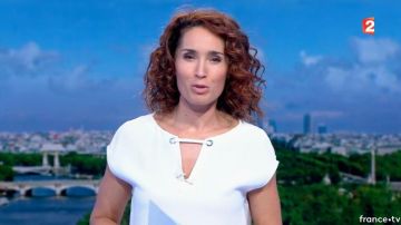 La tapa blanca de Marie-Sophie Lacarrau en Le journal de 13H de France 2 de 12/10/2017