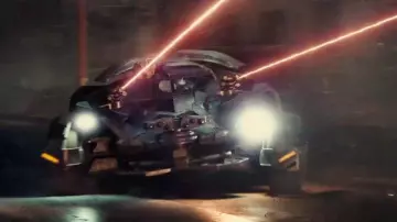 La Batmobile de Bruce Wayne / Batman (Ben Affleck) dans Justice League