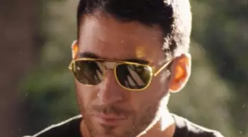 Gold Sunglasses worn by Lito Rodriguez (Miguel Ángel Silvestre) as seen in Sense8 S02E05