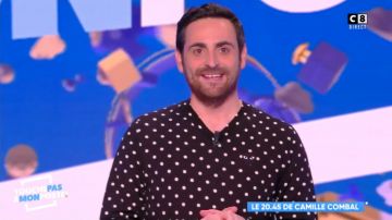 Le sweat à pois de Camille Combal dans Touche pas à mon poste du 07/11/2017 #TPMP