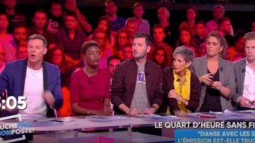 La robe bordeaux de Rokhaya Diallo dans Touche pas à mon poste du 07/11/2017 #TPMP