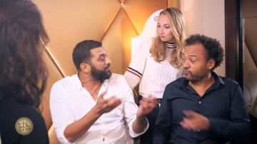 The Top details display of Audrey Lamy in Tchi tcha for the promo to Exist