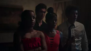 The orange robe GUESS Josie McCoy (Ashleigh Murray) in Riverdale S02E05