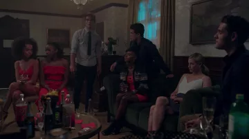 The jacket fringed BCBGMAXAZRIA Josie McCoy (Ashleigh Murray) in Riverdale S02E05