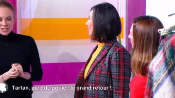 La veste écossaise conseillée dans C'est au programme du 08/11/2017
