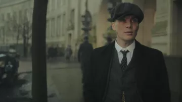 Chaqueta de tweed de Thomas Shelby (Cillian Murphy) en Peaky Blinders S02E02