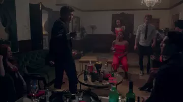 Jumpsuit Topshop orange Melody Valentine (Asha Bromfield) in Riverdale S02E05
