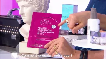 The Mask Biocellulose anti-age face and neck recommended in This is the program of the 14/11/2017