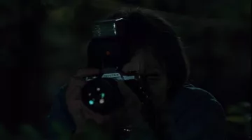The camera of Jonathan Byers (Charlie Heaton) in Stranger Things S01E02