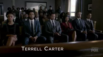 La robe verte à détails de clou Pierre Bel­main de Tiana Brown (Serayah McNeill) dans Empire S04E06