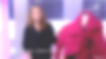 The down jacket pink recommended by Sophie Brafman in It is the program of the 20/11/2017