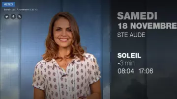 La camiseta estampada de Cali Morales en El tiempo de M6 del 17/11/2017