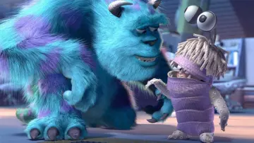 The replica plush of Sully in Monsters & Cie