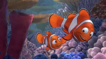 The replica plush of Nemo in finding Nemo