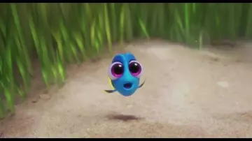 The replica plush Dory child into The World of Dory