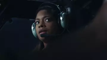 David Clark Aviation Headset worn by Dr. Kate Caldwell (Naomie Harris) as seen in Rampage