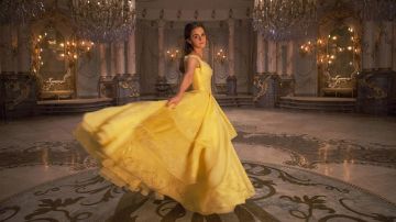 El vestido de fiesta de Belle (Emma Watson) en La Bella y la Bestia