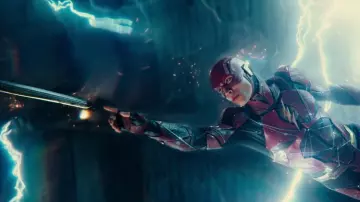 Jacket worn by Barry Allen / Flash (Ezra Miller) as seen in Justice League