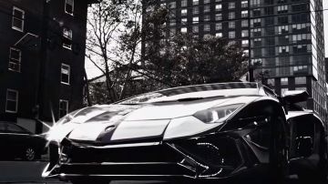 Lamborghini Aventador Sports Car as seen in Wake Me Up Video Clip by Remy Ma