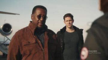 Brooks Brothers en Daim Veste portée par James Greer (Wendell Pierce) comme on le voit dans les de Tom Clancy, Jack Ryan