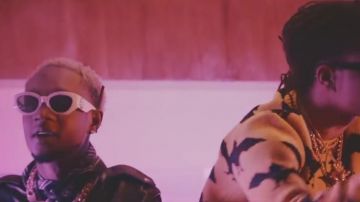 Les lunettes de soleil Versace portées par Slim Jxmmi dans le clip Perplexing Pegasus by Rae Sremmurd