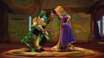 The replica of the purple dress (child version), Rapunzel in Rapunzel