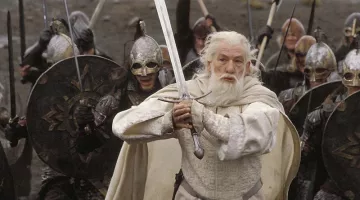Glamdring Épée de Gandalf (Ian McKellen) comme on le voit dans Le Hobbit: Un Voyage Inattendu