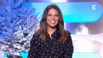 The shirt, printed animals of the wood of Myriam Seurat Motus of the 04/12/2017 (version dress)