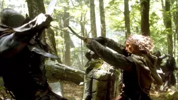 Dagger of Aragorn (Viggo Mortensen) as seen in the Lord of the Rings: The Fellowship of The Ring