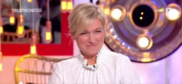 La blusa de lunares de Anne-Elisabeth Lemoine en Cà vous del 08/12/2017