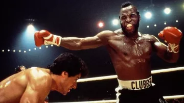 Pantalones cortos de boxeo de Clubber Lang (Mister T.) en Rocky 3