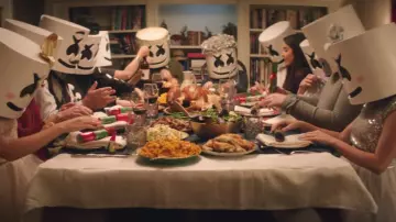 Red wine bottle Charles Shaw in the clip Take It Back Marshmello