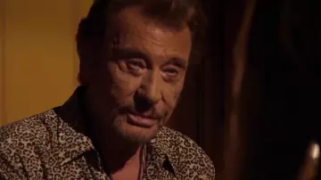 Camisa de leopardo de los setenta de Johnny Hallyday en Chacun sa vie