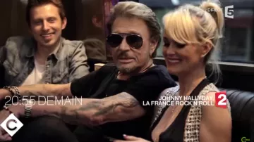 Gafas de sol Ray-Ban de Johnny Hallyday del tráiler lanzado en C à Vous